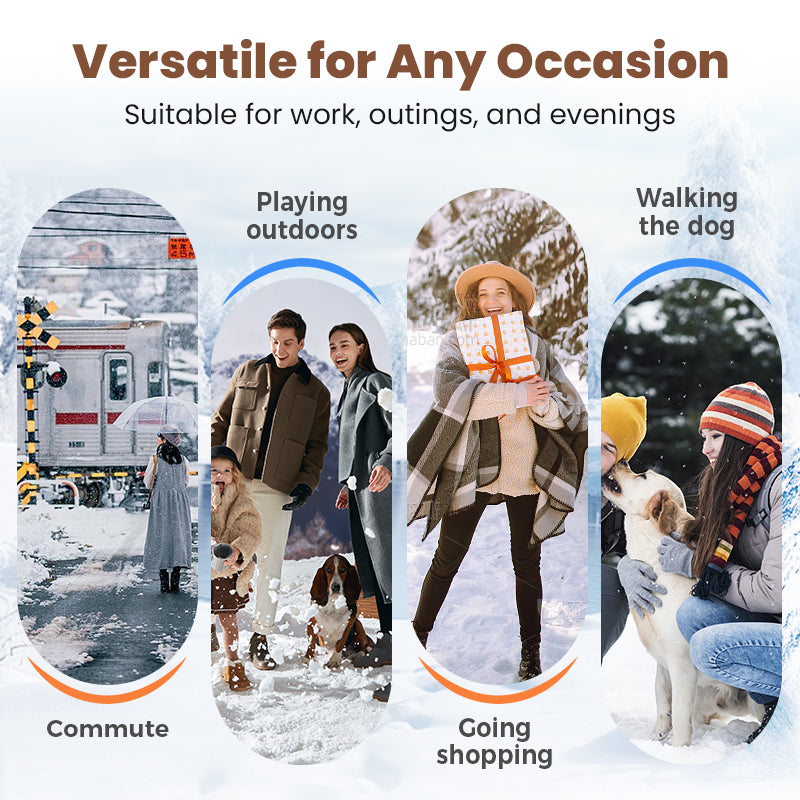 🔥 Het rea – 58 % rabatt – Damstövlar med tjock klack: Tjocka, varma och robusta