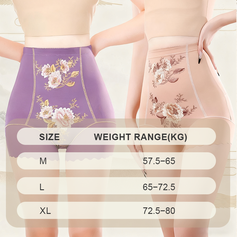 Kvinnors högmidjade formande shorts med magkontroll