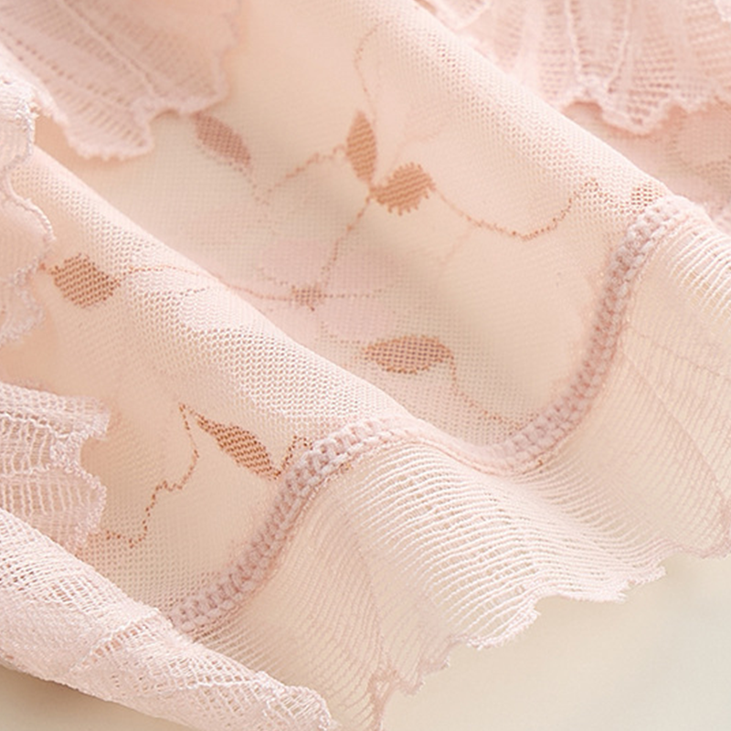 Andningsaktiva, sömlösa spetstrosor med hög midja för kvinno