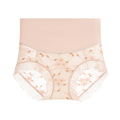 Andningsaktiva, sömlösa spetstrosor med hög midja för kvinno