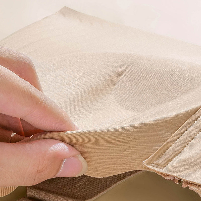 Bekväm sömlös BH med dragkedja fram för kvinnor