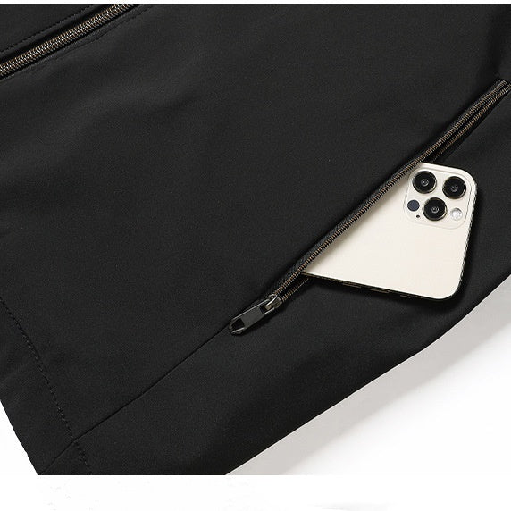 Varm arbetsjacka med ståkrage och hel dragkedja för her