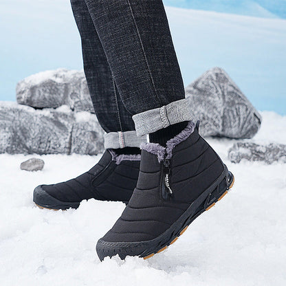 Presenterad- Vadderade och varma korta snöskor