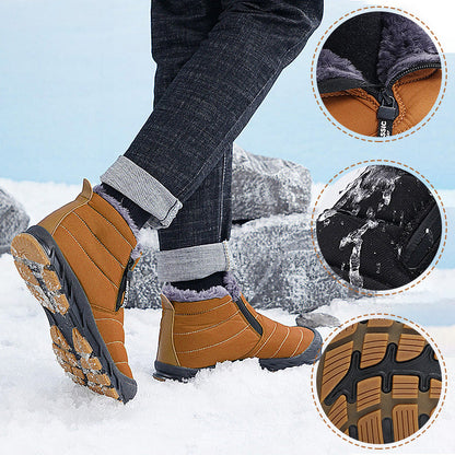 Presenterad- Vadderade och varma korta snöskor