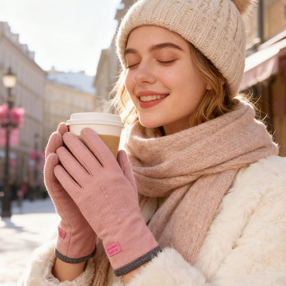 🔥Vindtäta varma handskar med pekskärm och halkfritt grepp