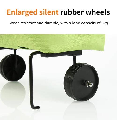 🔥2-i-1 shoppingväska hopfällbar grön väska