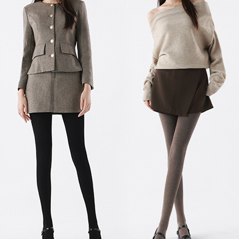 Bekväma högmidjade tights för kvinnor med magkontrol