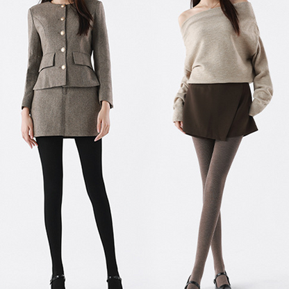 Bekväma högmidjade tights för kvinnor med magkontrol