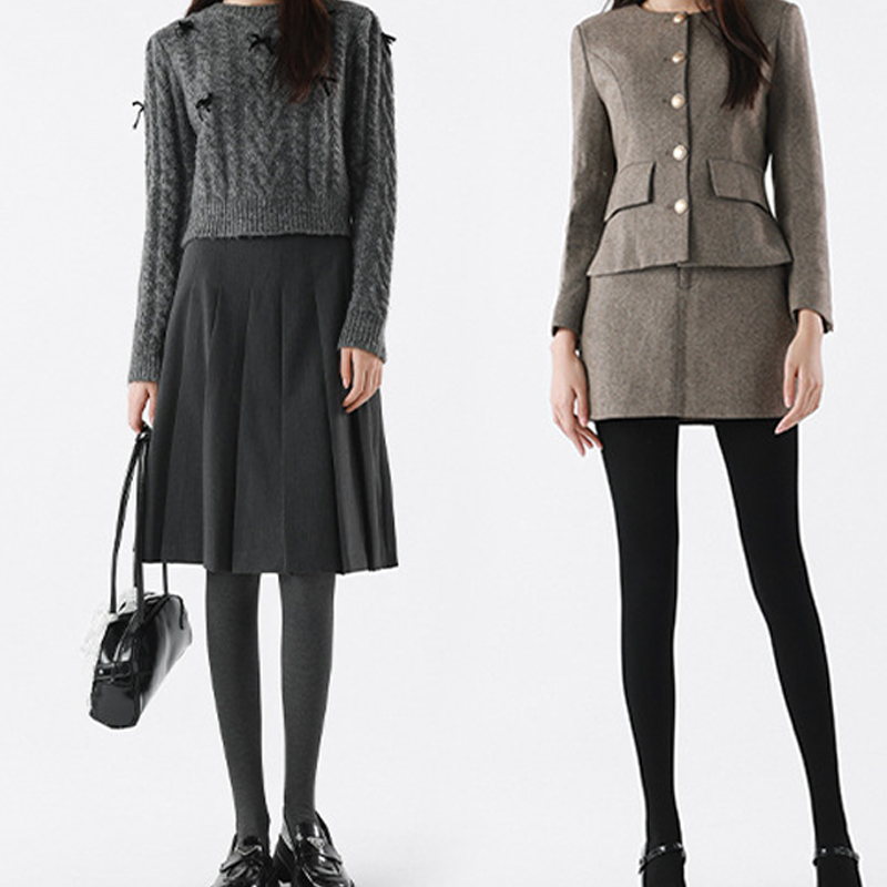 Bekväma högmidjade tights för kvinnor med magkontrol