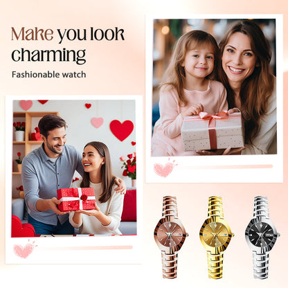 Elegant vattentät damklocka