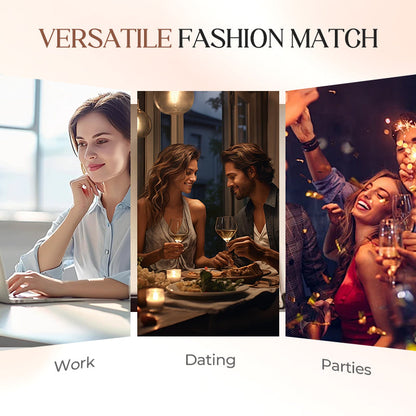 Elegant vattentät damklocka