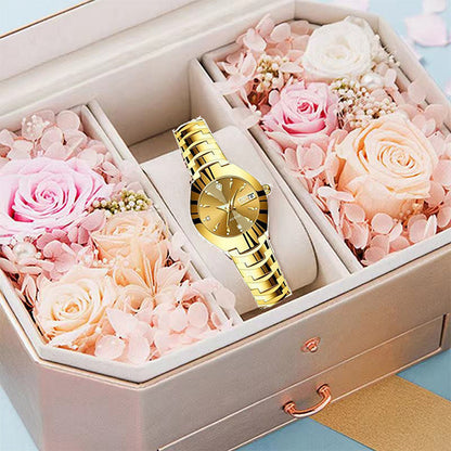 Elegant vattentät damklocka