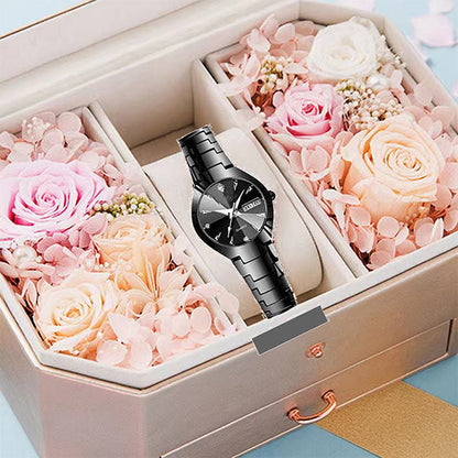 Elegant vattentät damklocka