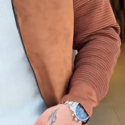 Casual jacka med ståkrage och dragkedja för her