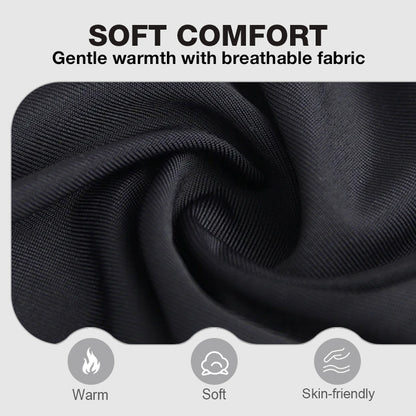 Antibakteriell enfärgad termotopp med lång ärm för män