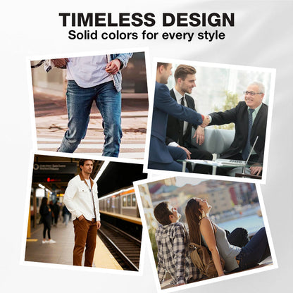 Antibakteriell enfärgad termotopp med lång ärm för män