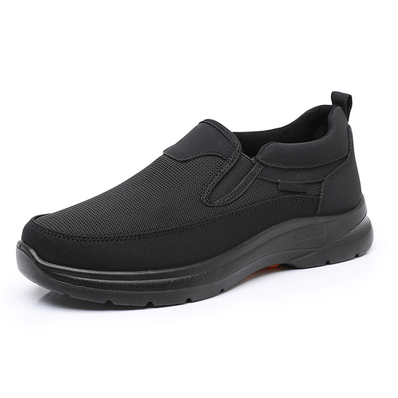 👟 50% RABATT NU! ✨ Ortopediska Andningsbara Slip-On-Sneakers för Män - Stödjer Sulgång med Minnesskuminsatser för Bekväm Heltidsanvändning 🏃‍♂️💨