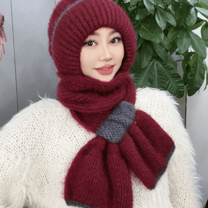 ✨Få 50% rabatt💖Damers integrerade öronskyddande vindtäta möss-scarf