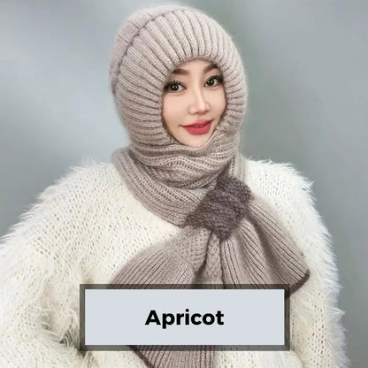 ✨Få 50% rabatt💖Damers integrerade öronskyddande vindtäta möss-scarf