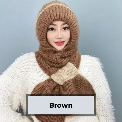 ✨Få 50% rabatt💖Damers integrerade öronskyddande vindtäta möss-scarf
