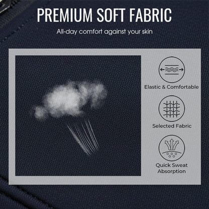 Huvtröja med dragkedja för herr