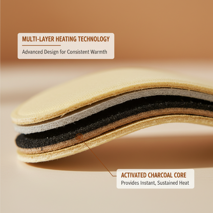 Självuppvärmande skoinlägg för vintern