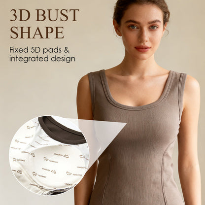 Komfortabel termisk tank-top-bh i grafen