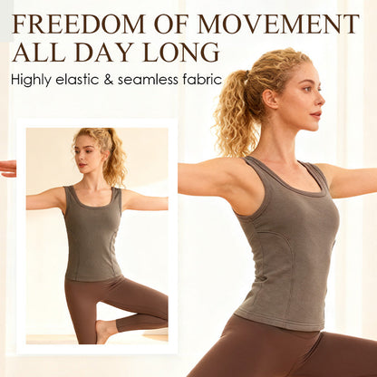 Komfortabel termisk tank-top-bh i grafen