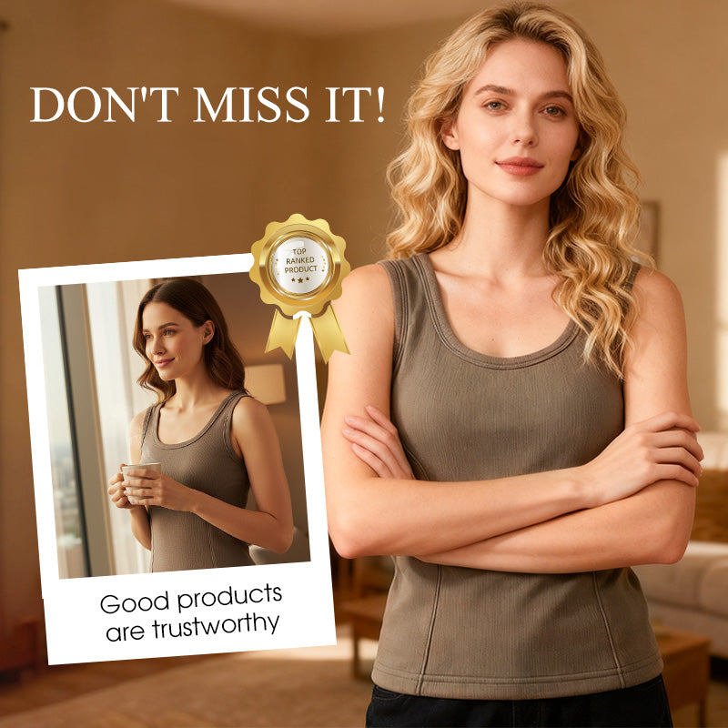 Komfortabel termisk tank-top-bh i grafen