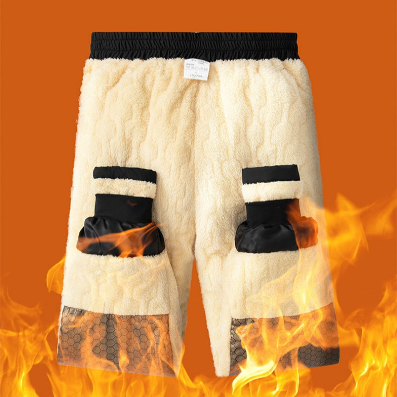 🔥Männs mysiga termobyxor med knäskydd i grafen