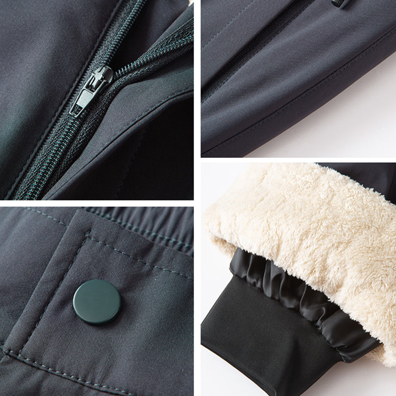 🔥Männs mysiga termobyxor med knäskydd i grafen