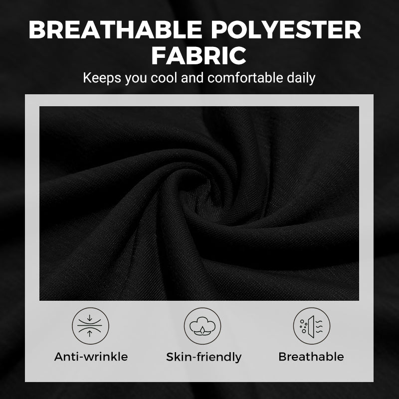 😎Nyhet🔥Slim Fit Henley långärmad T-shirt för herr