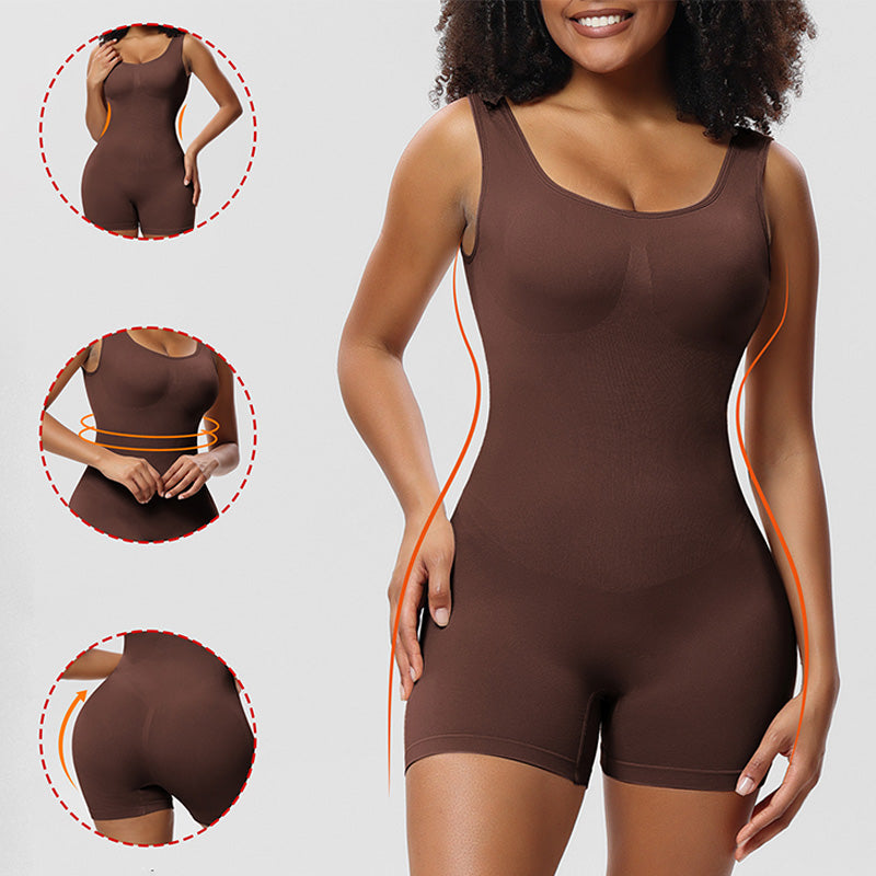 👙 50% RABATT! 💫 TUMMY SHAPEWEAR BODYSUIT – Sömlöst och andningsbart tyg, omedelbar bantningseffekt, bekväm att bära hela dagen för en smickrande silhuett 🌸✨