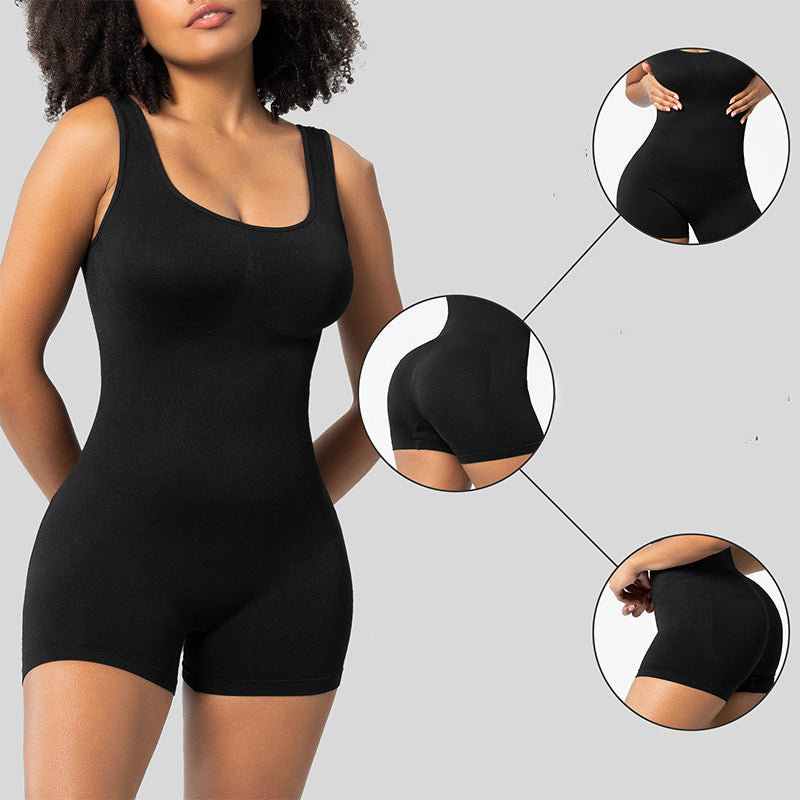 👙 50% RABATT! 💫 TUMMY SHAPEWEAR BODYSUIT – Sömlöst och andningsbart tyg, omedelbar bantningseffekt, bekväm att bära hela dagen för en smickrande silhuett 🌸✨