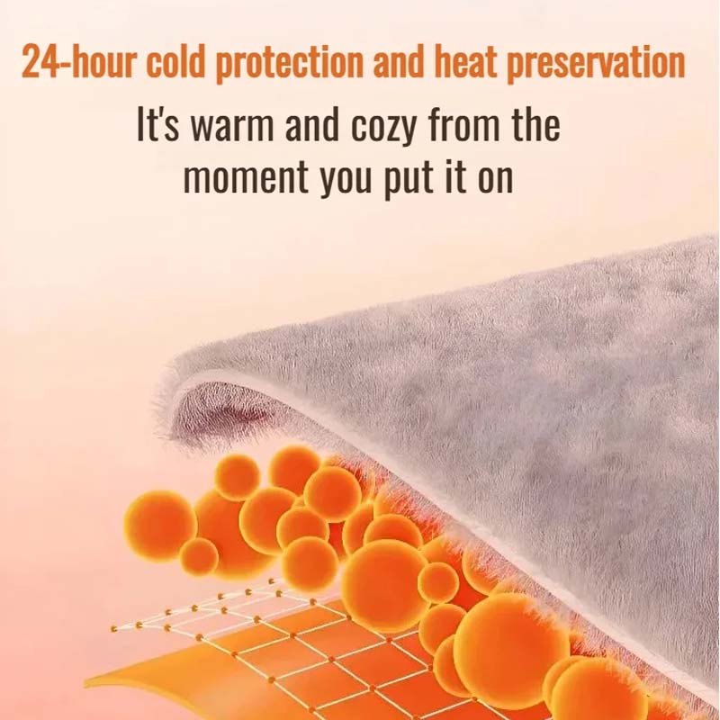 Termiska slip-on-skor för kvinnor för utomhusbruk