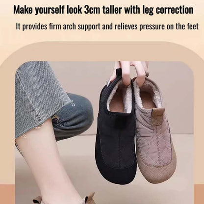 Termiska slip-on-skor för kvinnor för utomhusbruk