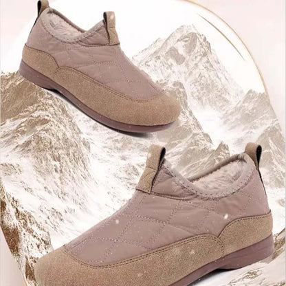 Termiska slip-on-skor för kvinnor för utomhusbruk