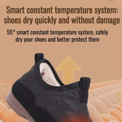 Termiska slip-on-skor för kvinnor för utomhusbruk