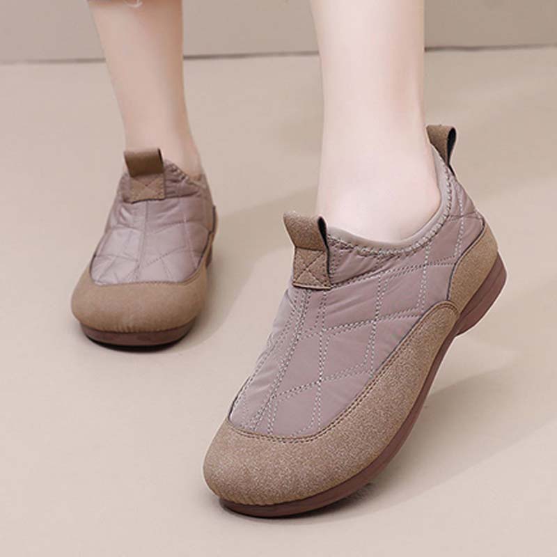 Termiska slip-on-skor för kvinnor för utomhusbruk