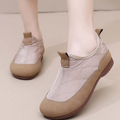 Termiska slip-on-skor för kvinnor för utomhusbruk