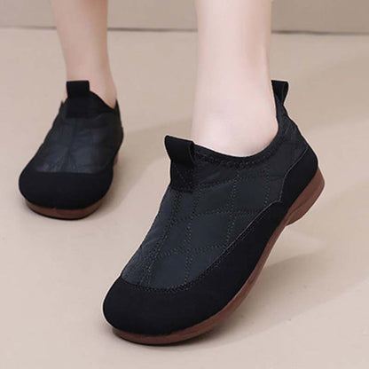 Termiska slip-on-skor för kvinnor för utomhusbruk
