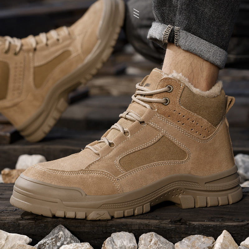 🎅 Vinterskor med säkerhet för män – stålhätta och halkskydd! – Fri frakt