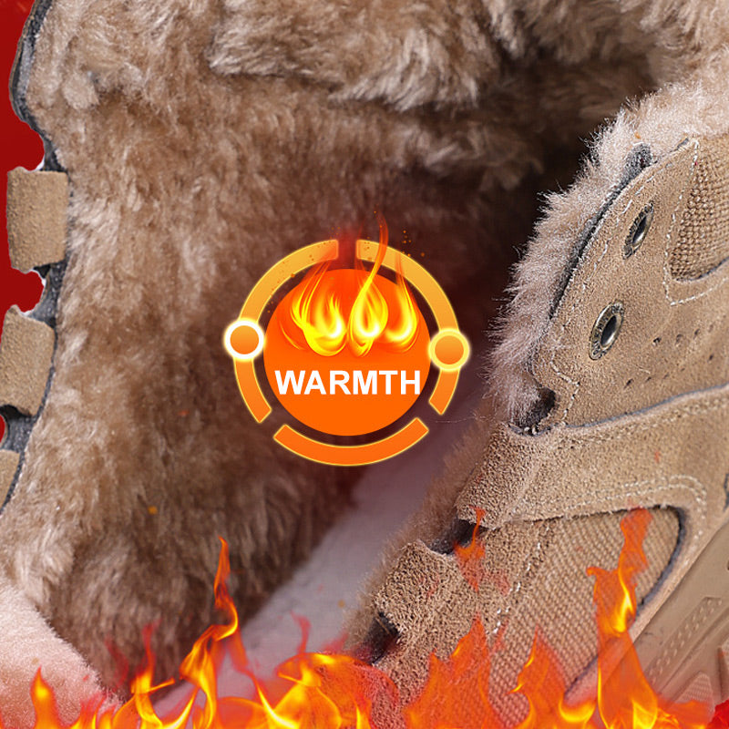 🎅 Vinterskor med säkerhet för män – stålhätta och halkskydd! – Fri frakt