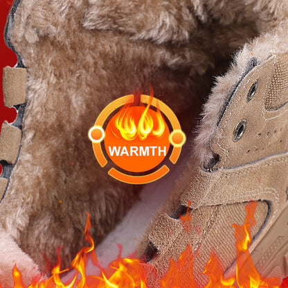 🎅 Vinterskor med säkerhet för män – stålhätta och halkskydd! – Fri frakt