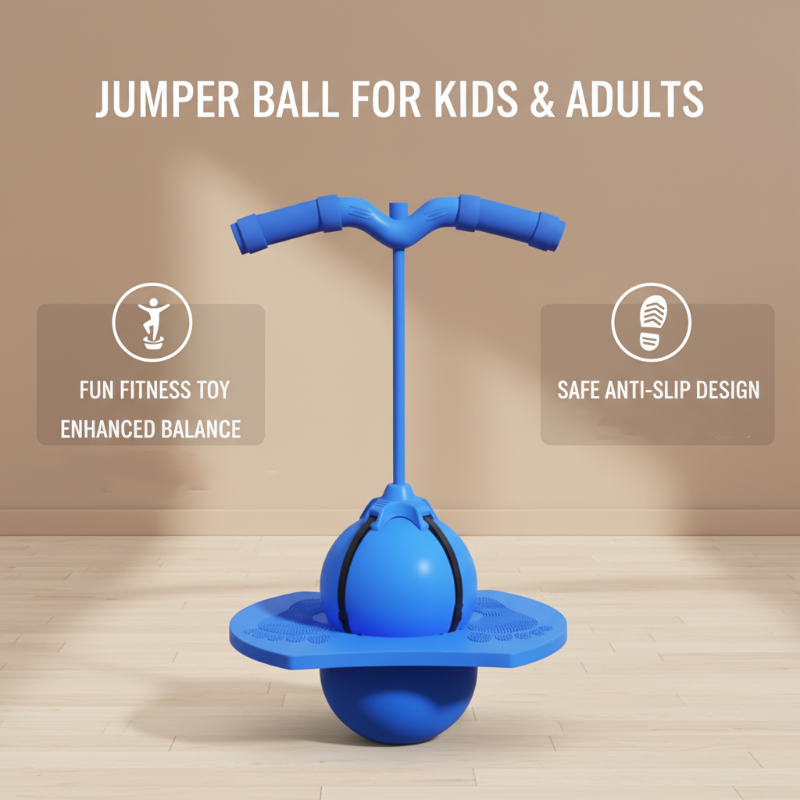 Pogo-Sprungball für Kinder und Erwachsene