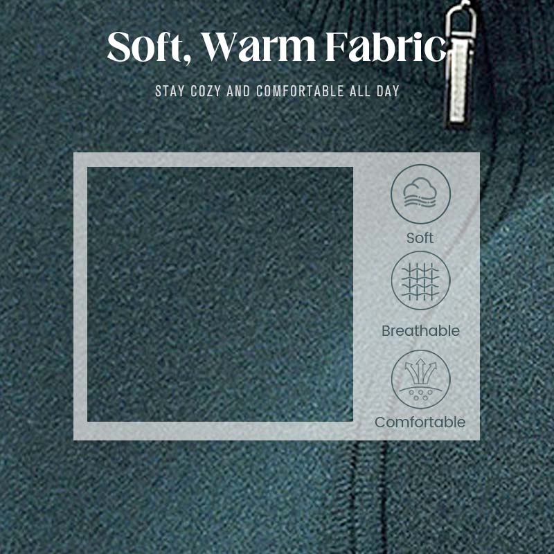 Värdepaket: Varm och bekväm stickad kofta för män + skjorta