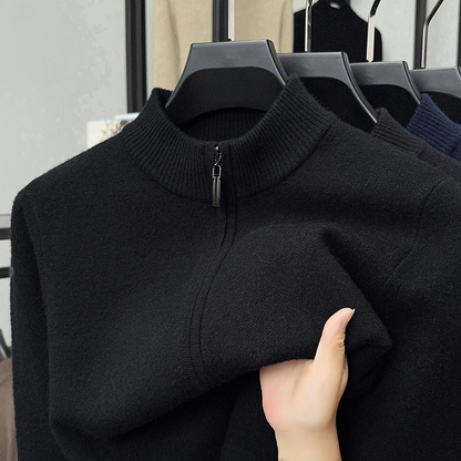 Värdepaket: Varm och bekväm stickad kofta för män + skjorta