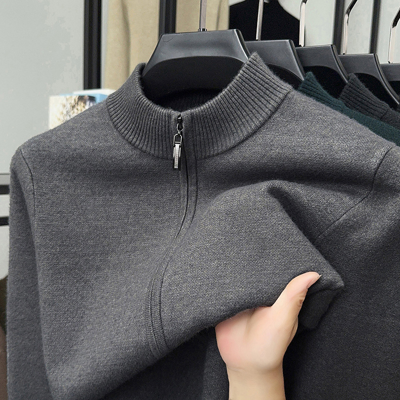 Värdepaket: Varm och bekväm stickad kofta för män + skjorta