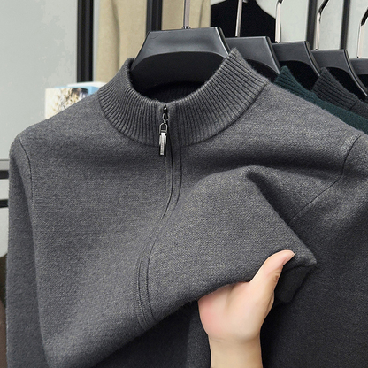 Värdepaket: Varm och bekväm stickad kofta för män + skjorta