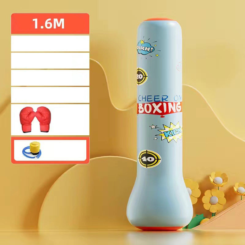 ⏰ Endast nu 50% rabatt!🎉 Uppblåsbar Boxningstumbler För Barn – Slagstark, Barnsäker & Snabbuppblåsning 📦